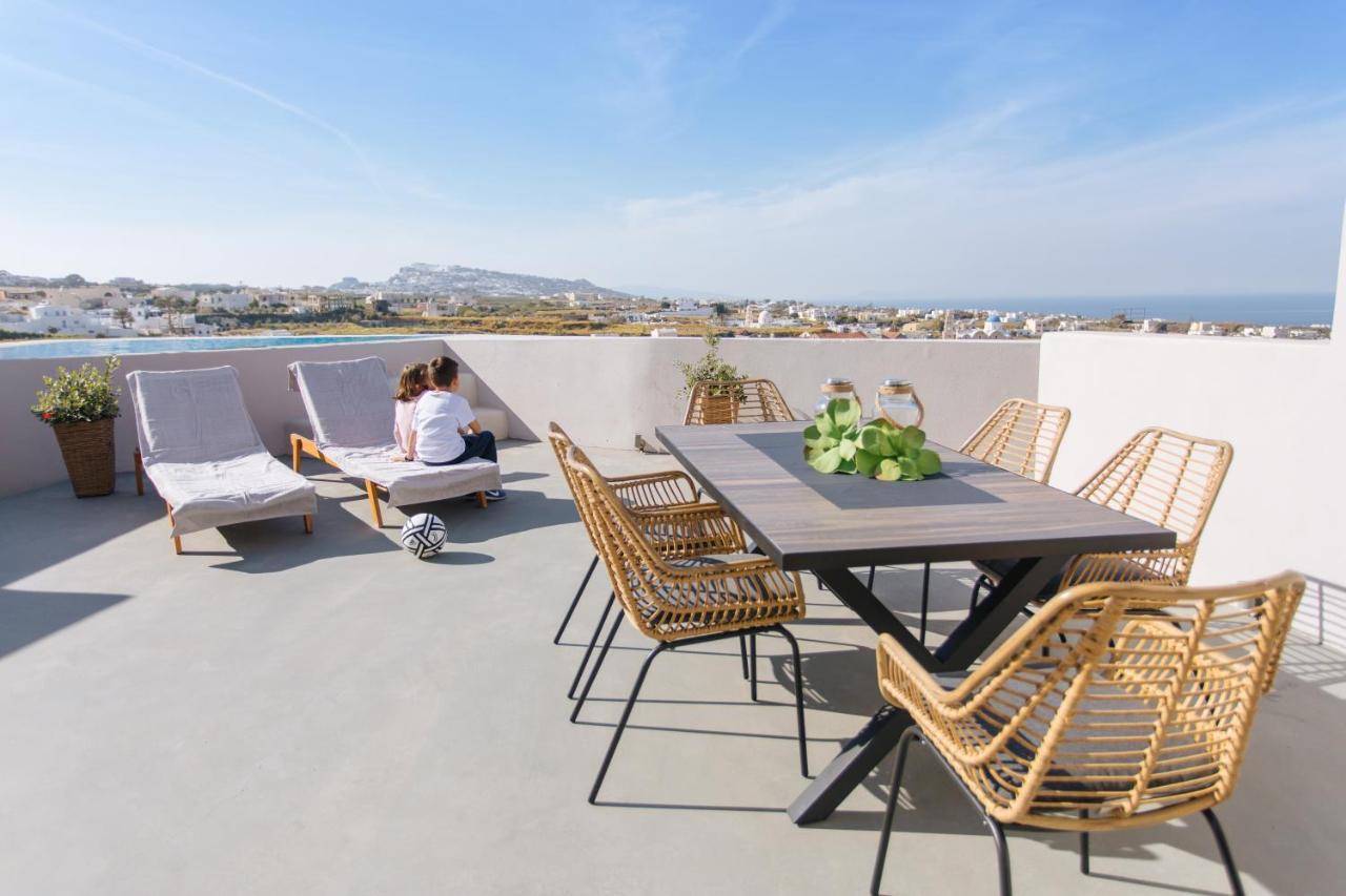 Amer Villa Santorini With Outdoor Hot Tub Vothon ภายนอก รูปภาพ